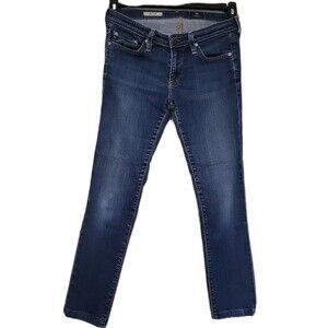 Adriano Goldschmied Womens Cotton Straight Leg Denim Jeans Blue Size EUR 26R